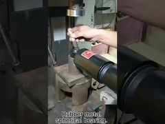 الباشة المربوطة عالية الجودة تطبيقها لمكافحة رول بار المشتركة المطاط المعدني محمل كروي